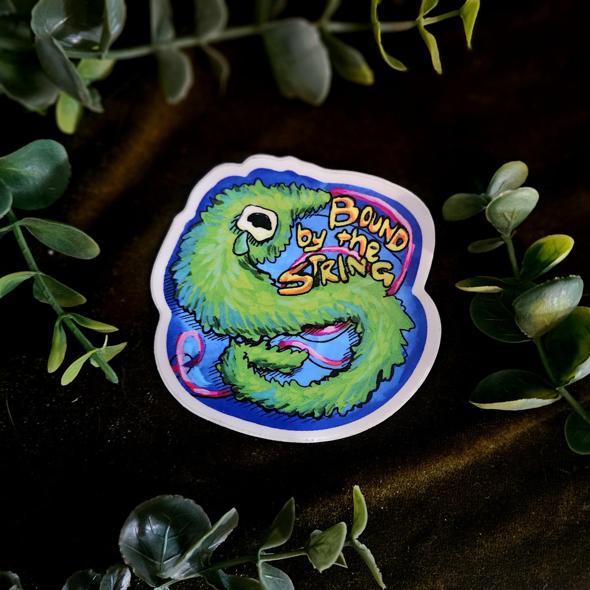 Panic Worm Stickers