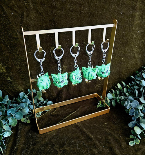 Alien Cat Keychain *Glow-In-The-Dark*