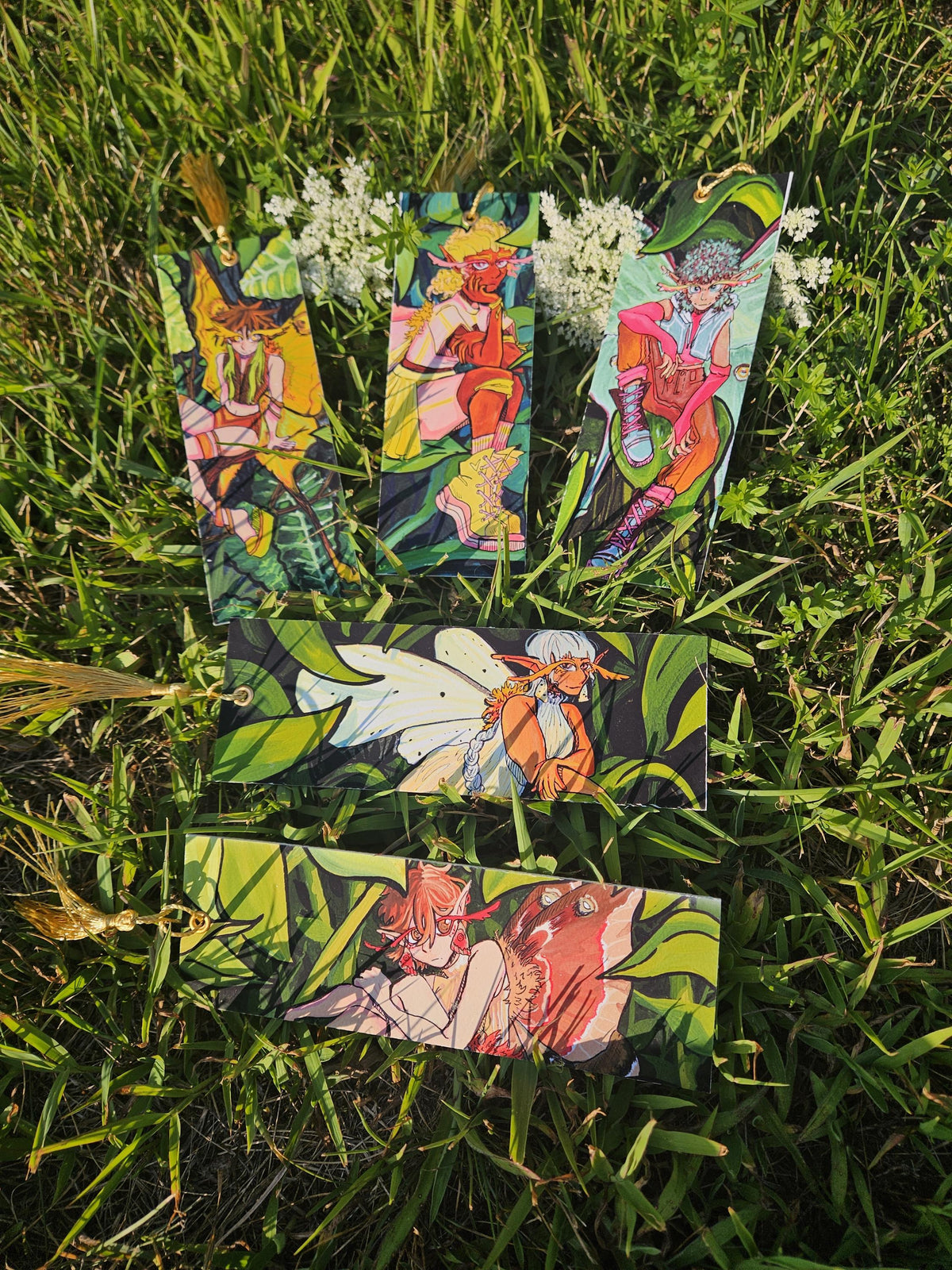Moth Fae Bookmarks