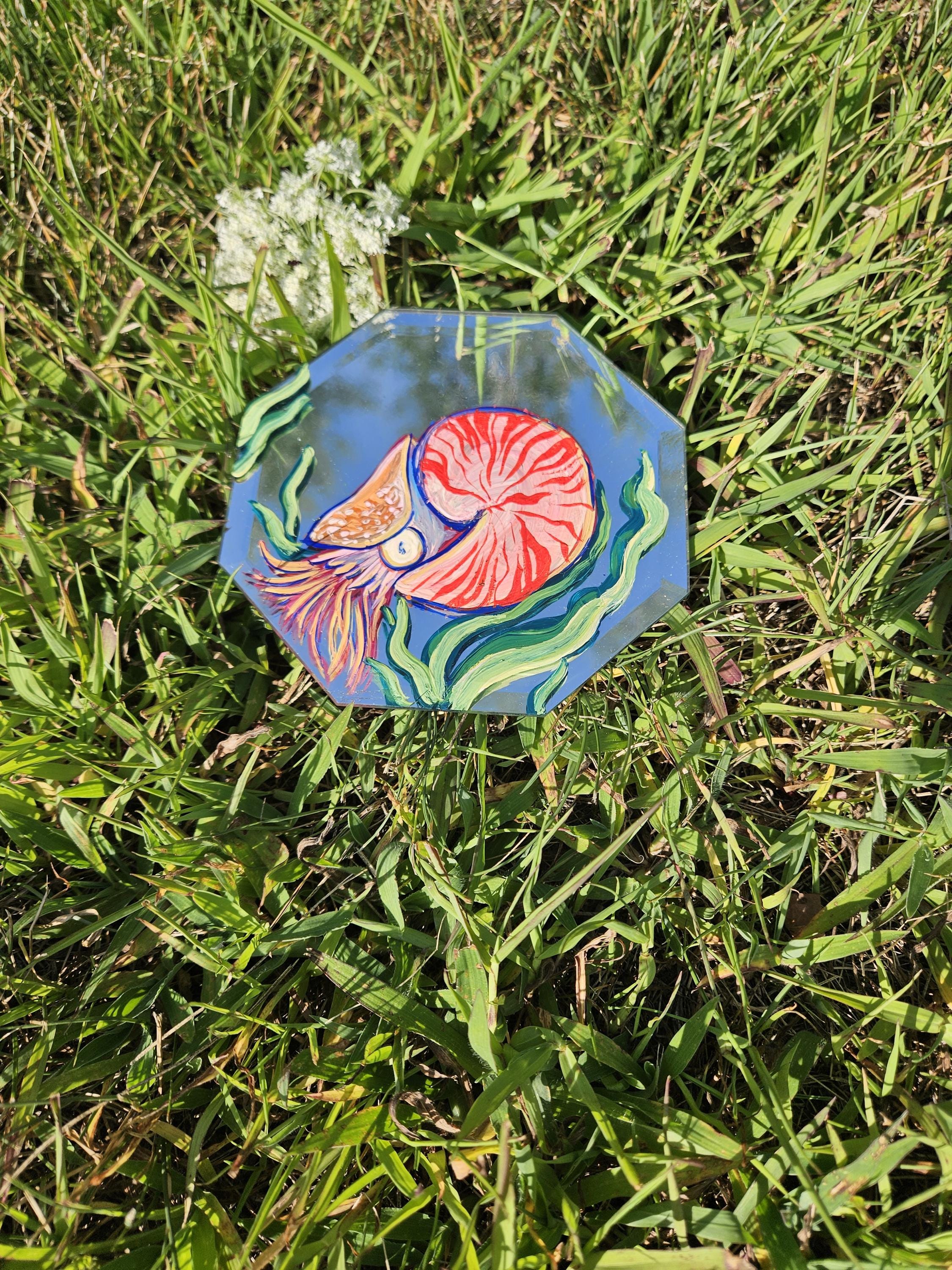 Mirror Painting: Nautilus