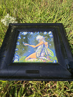 Mirror Painting: Dandelion Seed Fae
