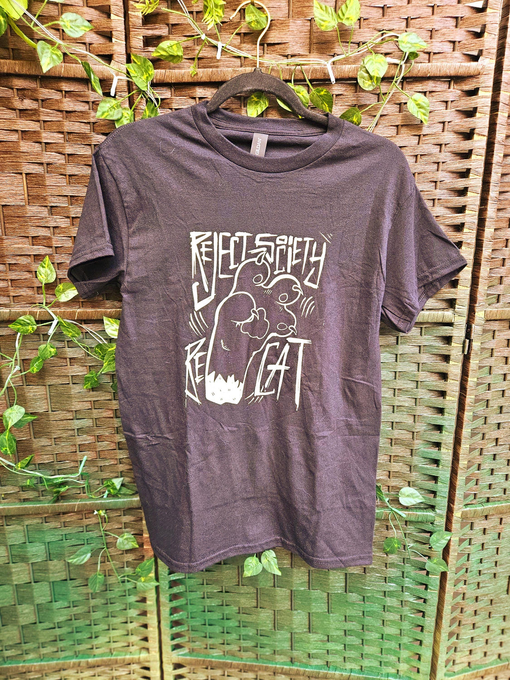 Punk Kat T-Shirt Reject Society Be Cat