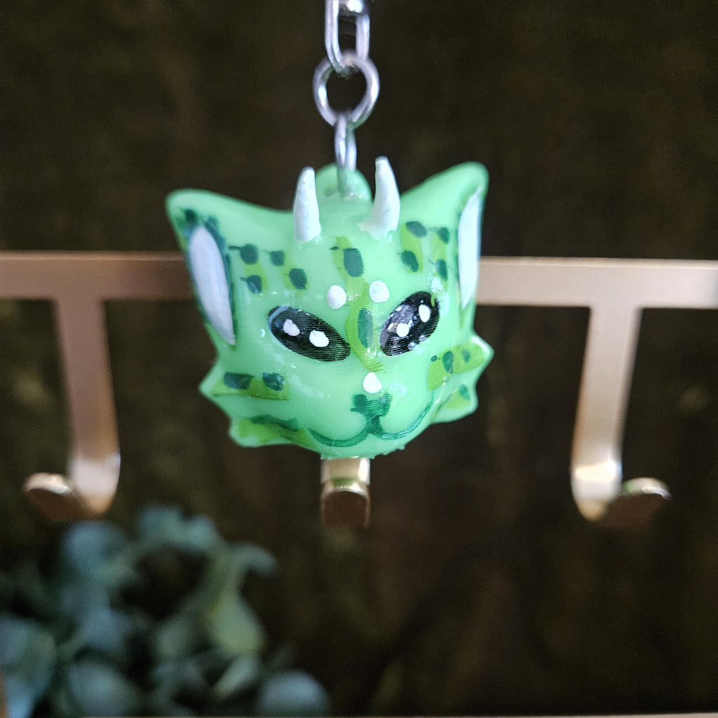 Alien Cat Keychain *Glow-In-The-Dark*