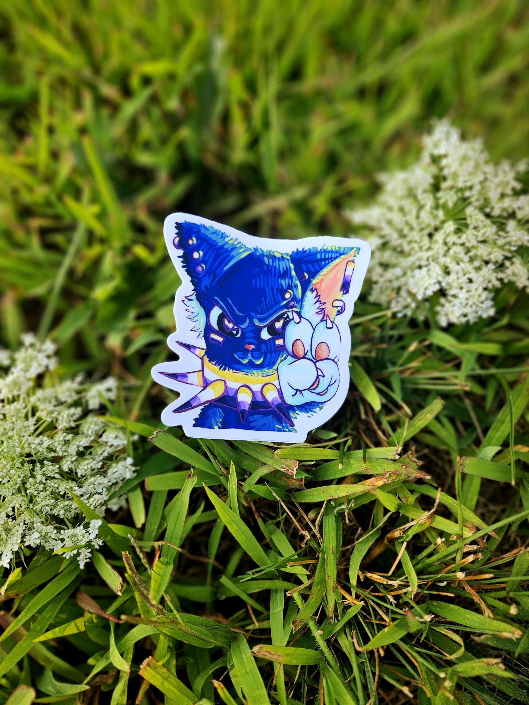 Punk Kat Pride Stickers