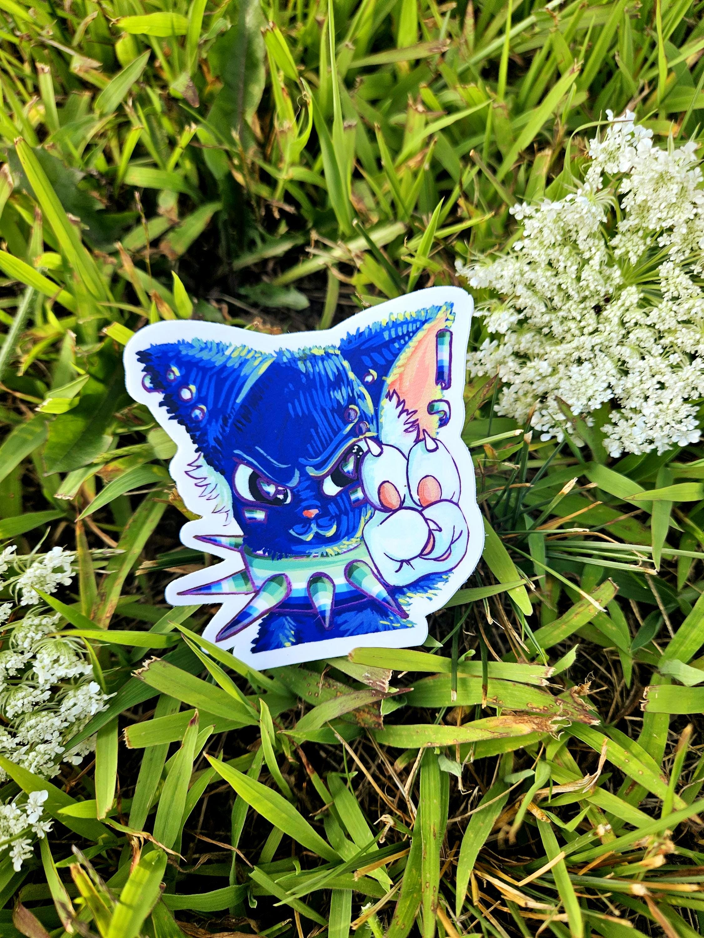 Punk Kat Pride Stickers