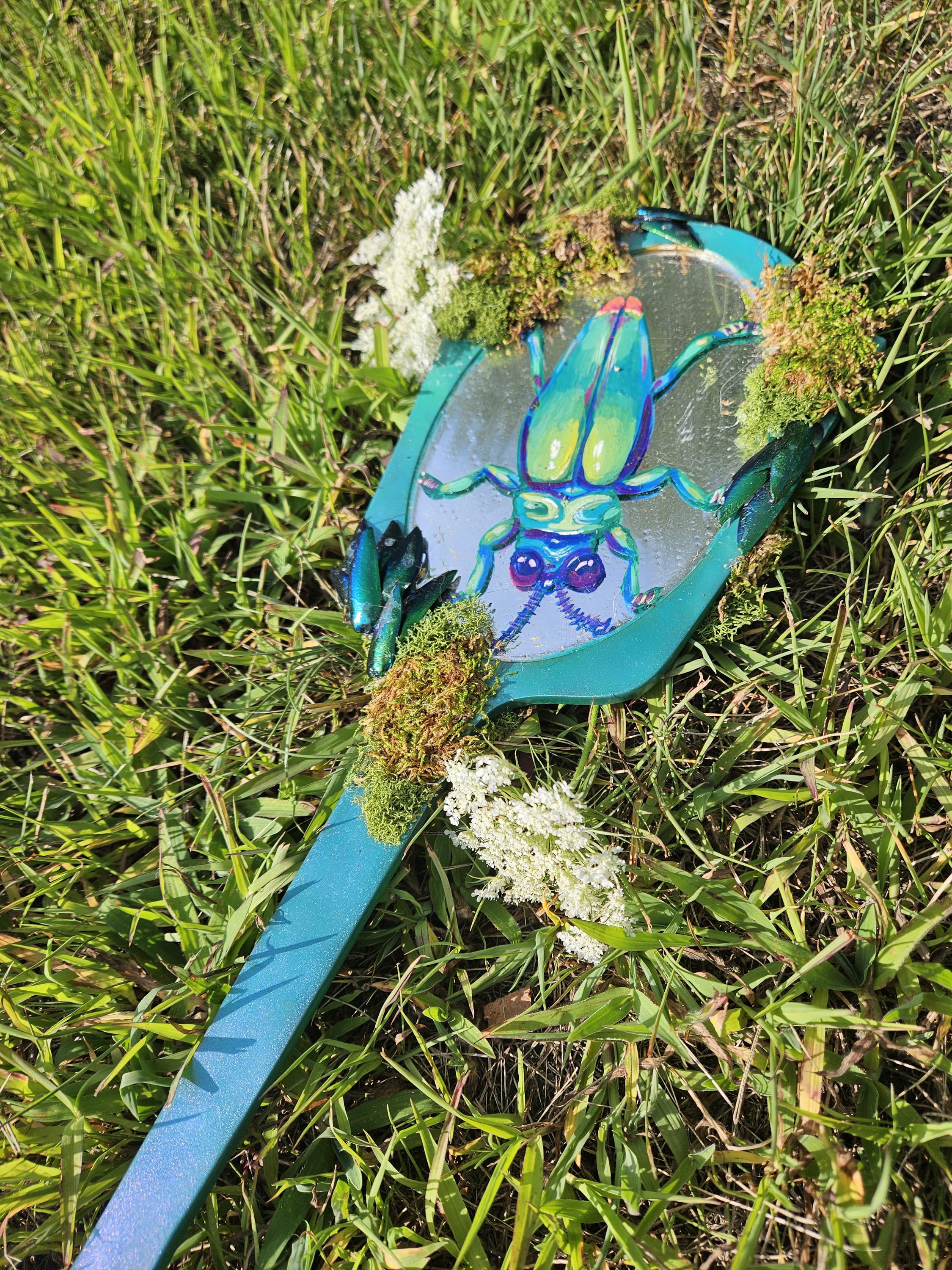 Mirror Painting: Beetle
