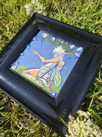 Mirror Painting: Dandelion Seed Fae
