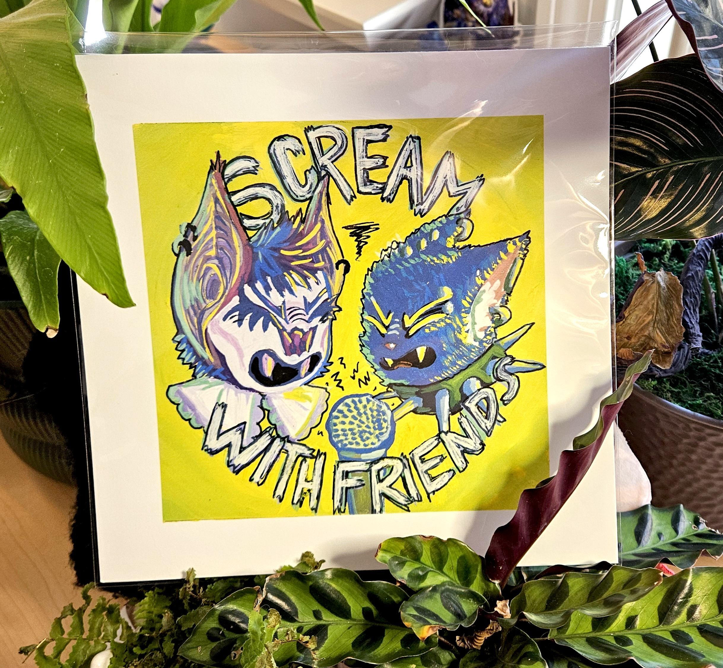 Scream With Friends Print