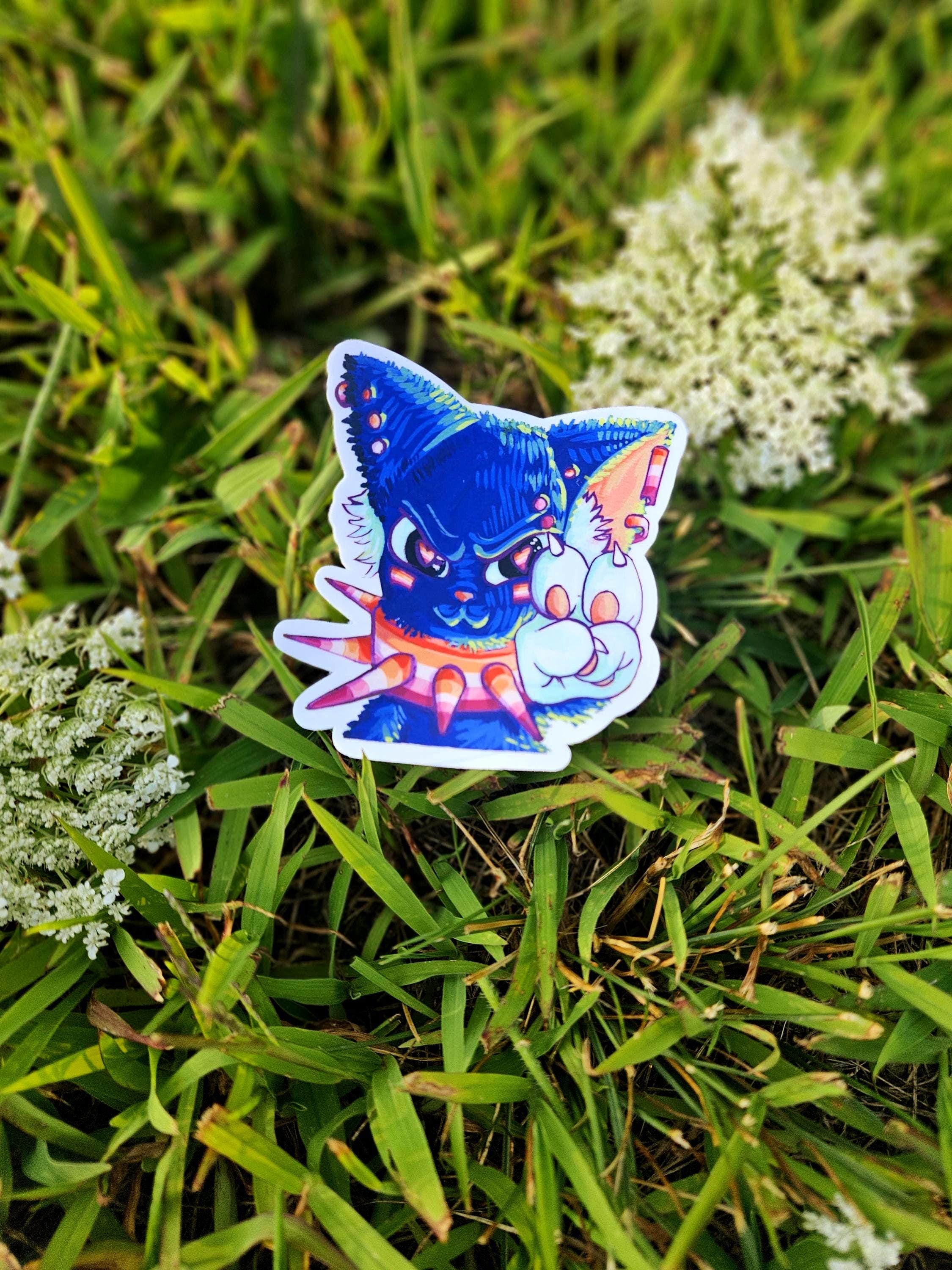 Punk Kat Pride Stickers
