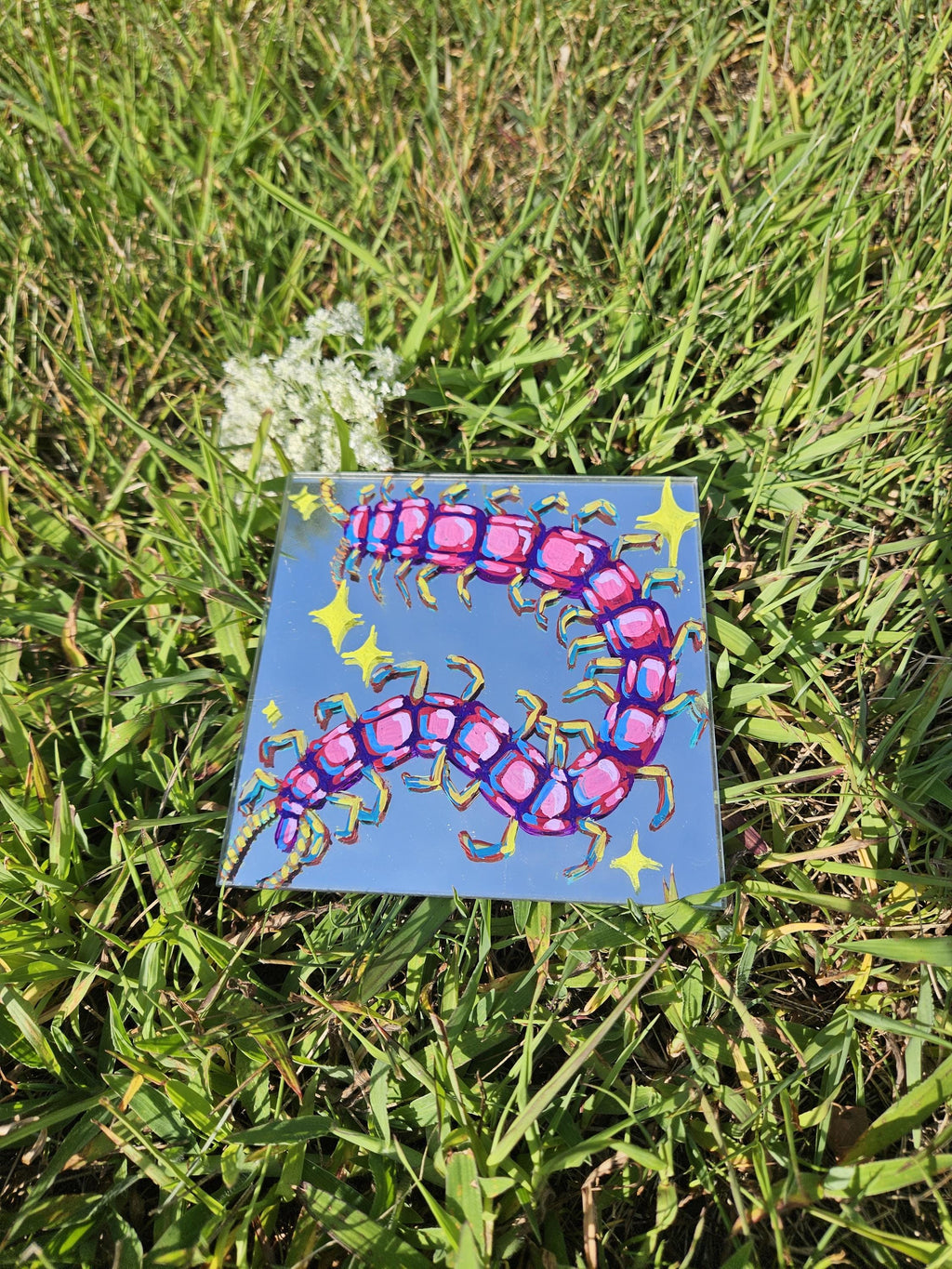 Mirror Painting: Centipede