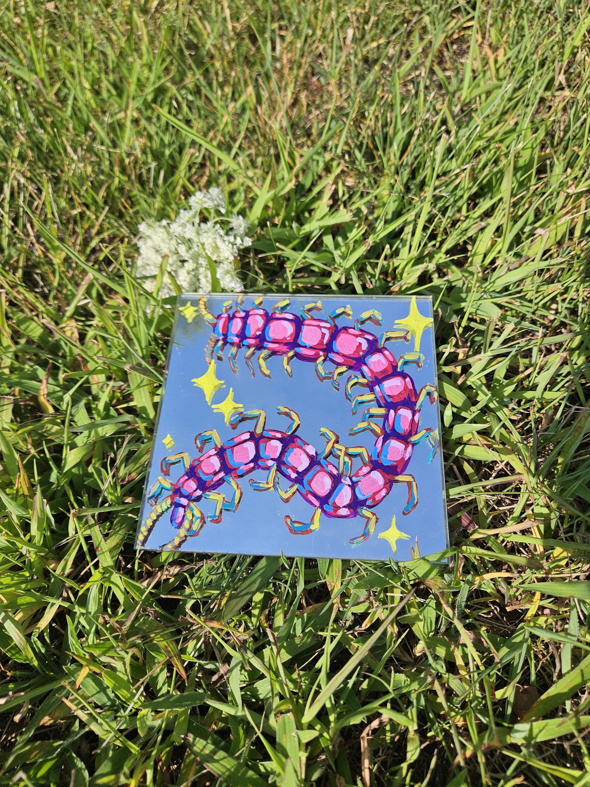 Mirror Painting: Centipede