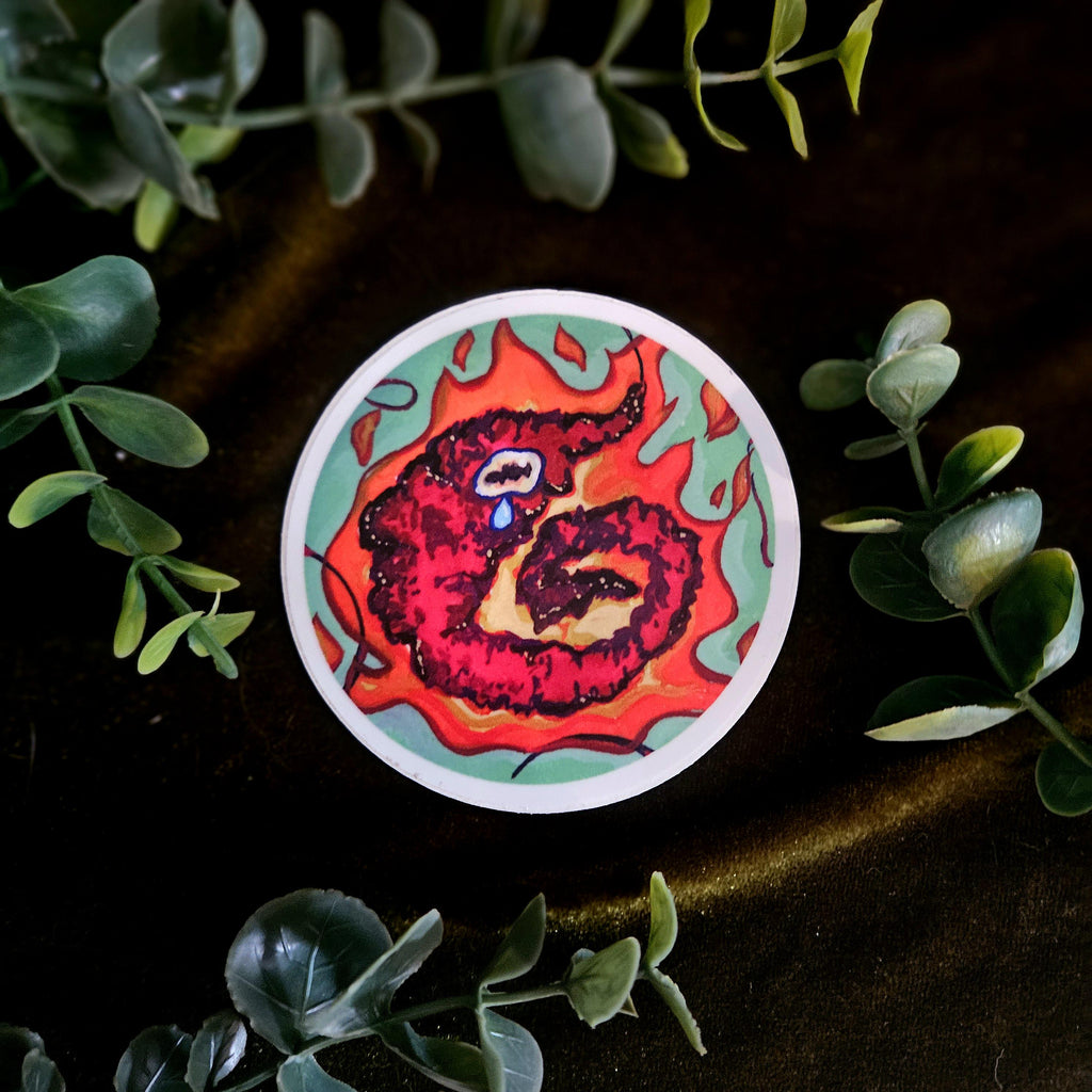 Panic Worm Stickers