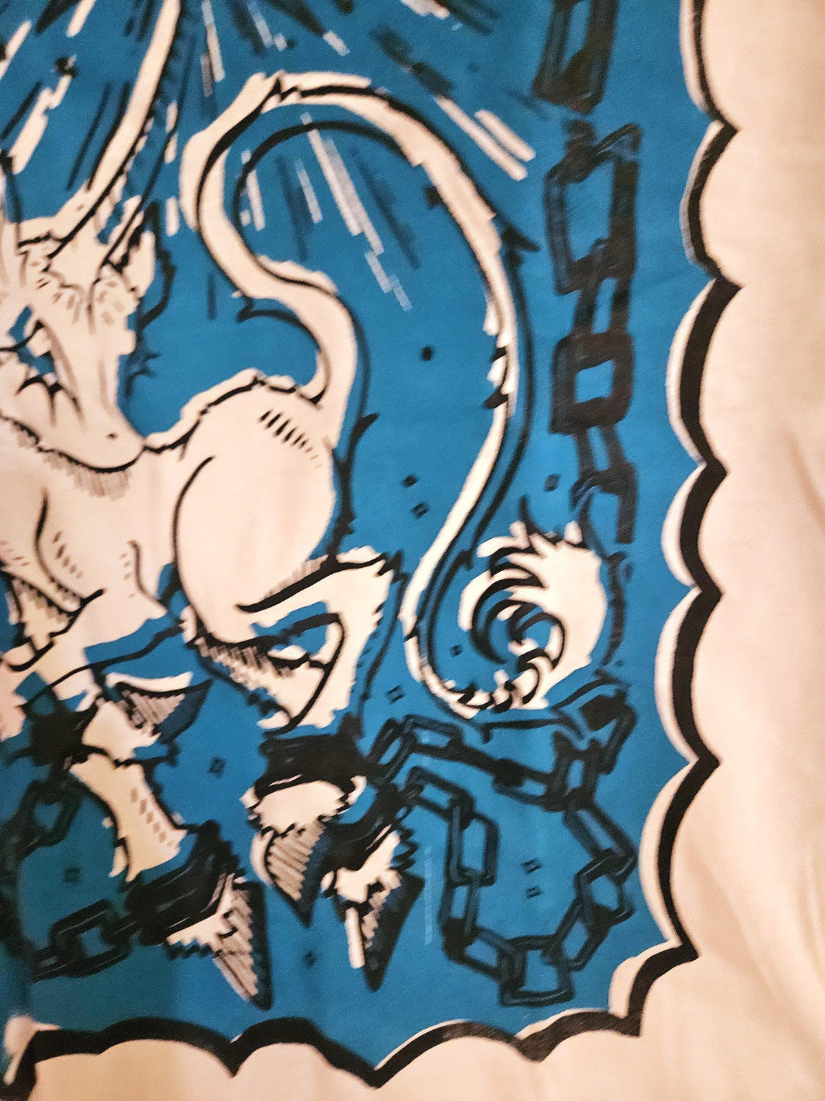Chained Unicorn Screen Printed Shirt