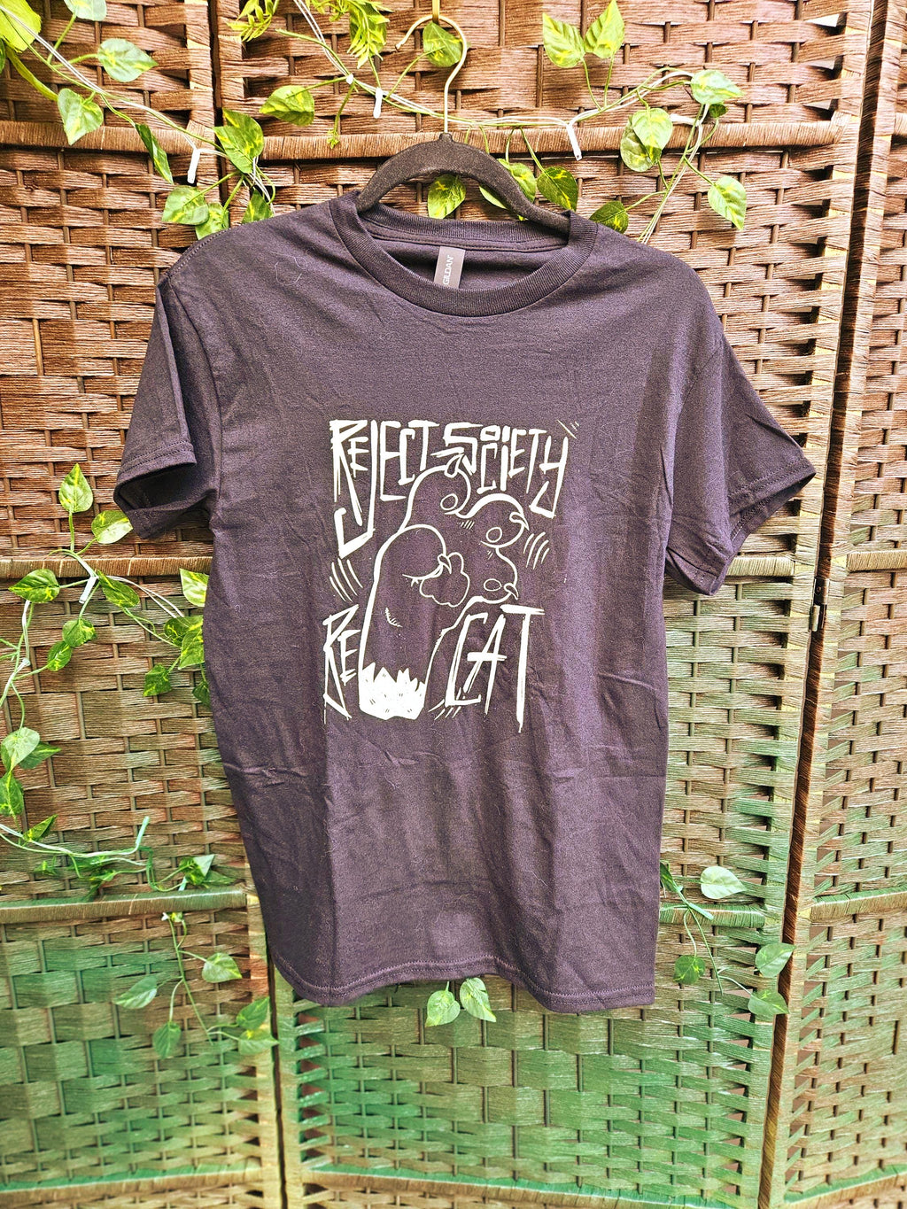 Punk Kat T-Shirt Reject Society Be Cat