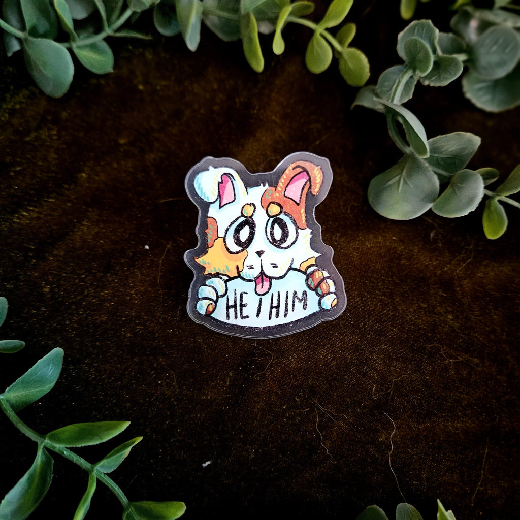 PUNK KAT Pronoun Pins