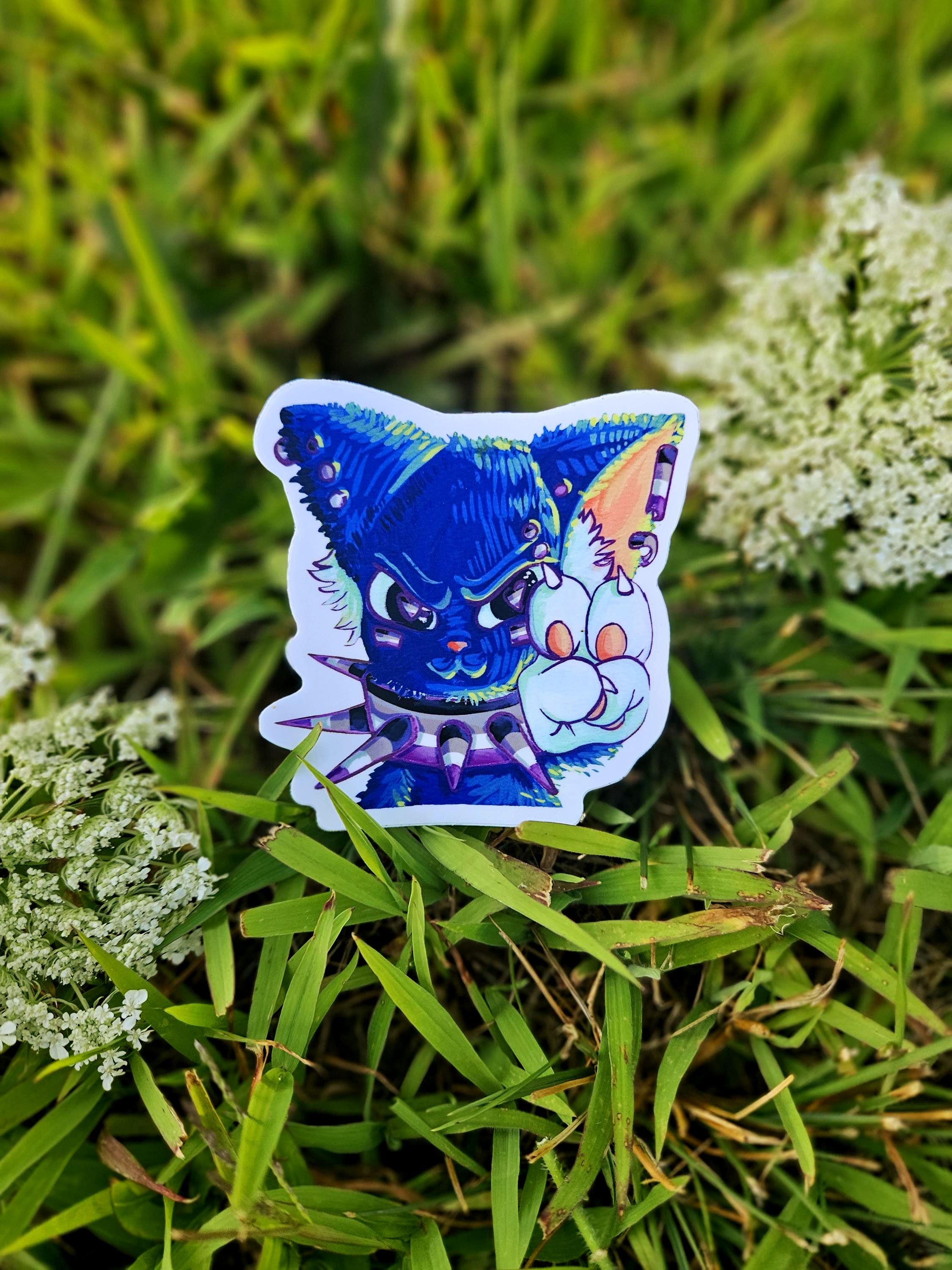 Punk Kat Pride Stickers