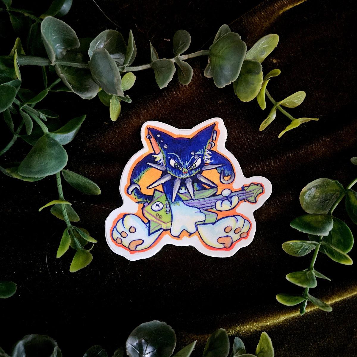 Punk Kat Stickers