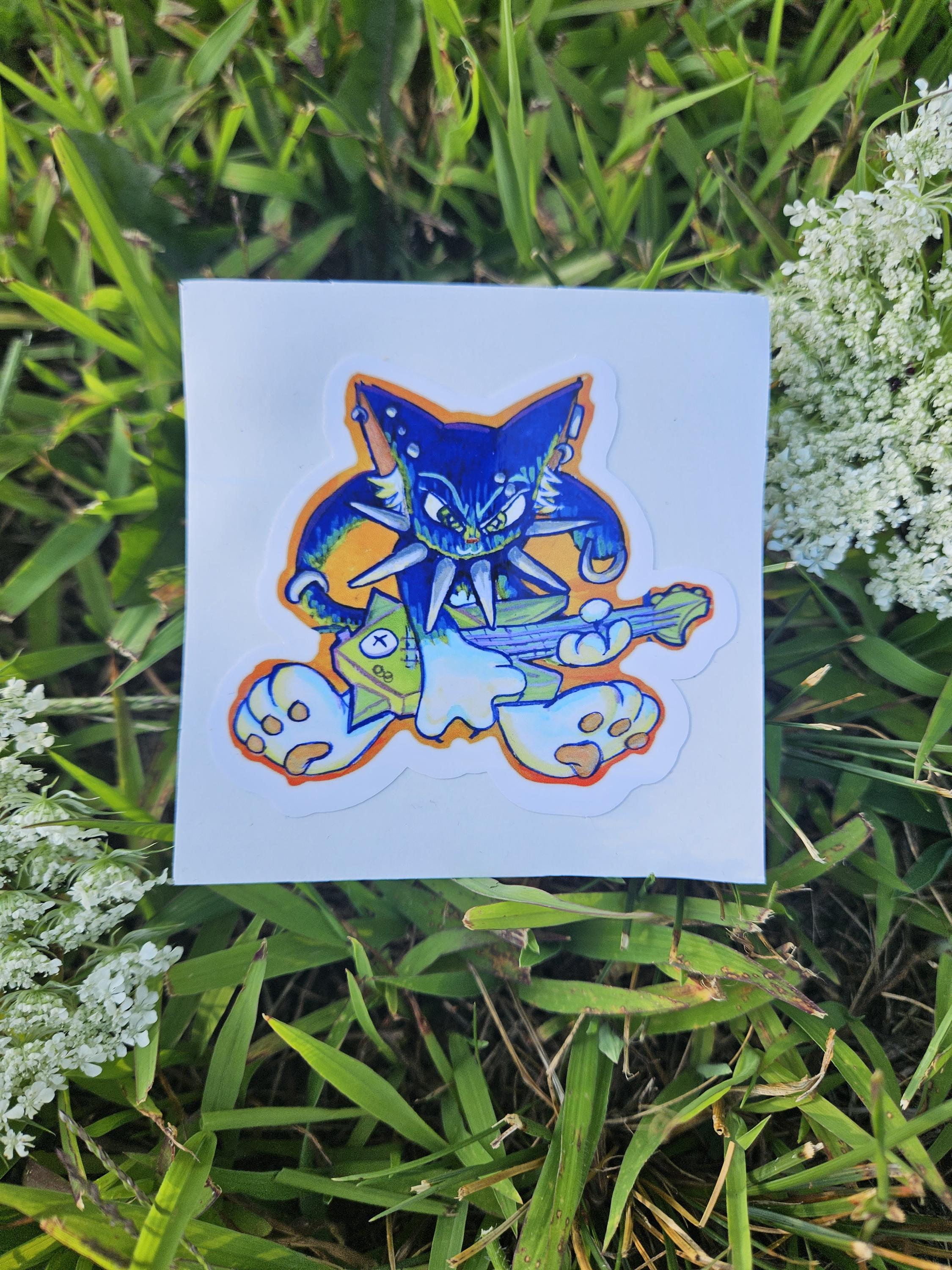 Punk Kat Stickers