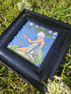 Mirror Painting: Dandelion Seed Fae