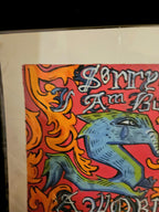Sorry,I Am But A Worm Print