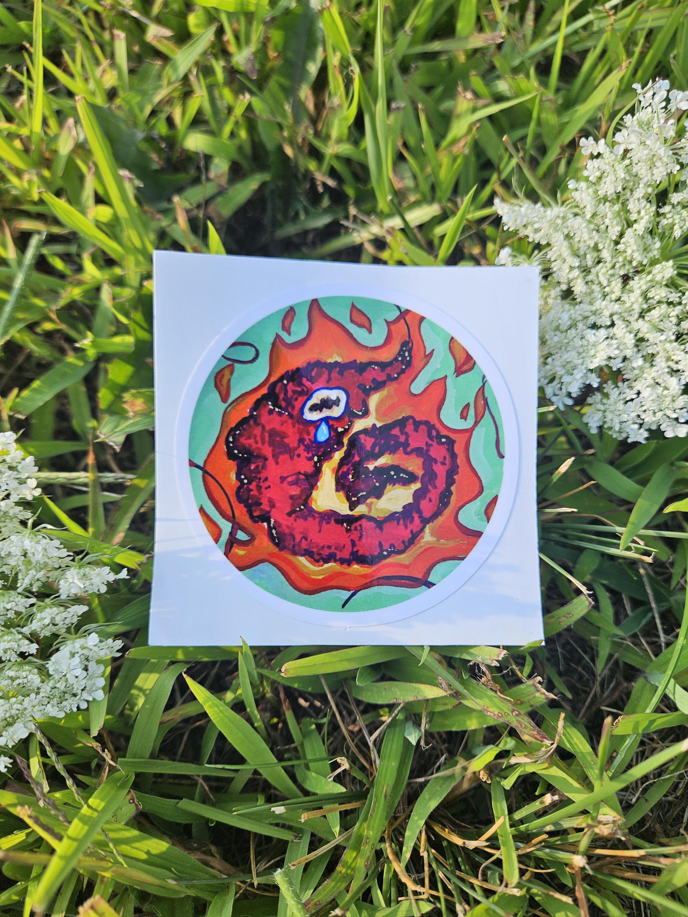Panic Worm Stickers