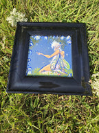 Mirror Painting: Dandelion Seed Fae