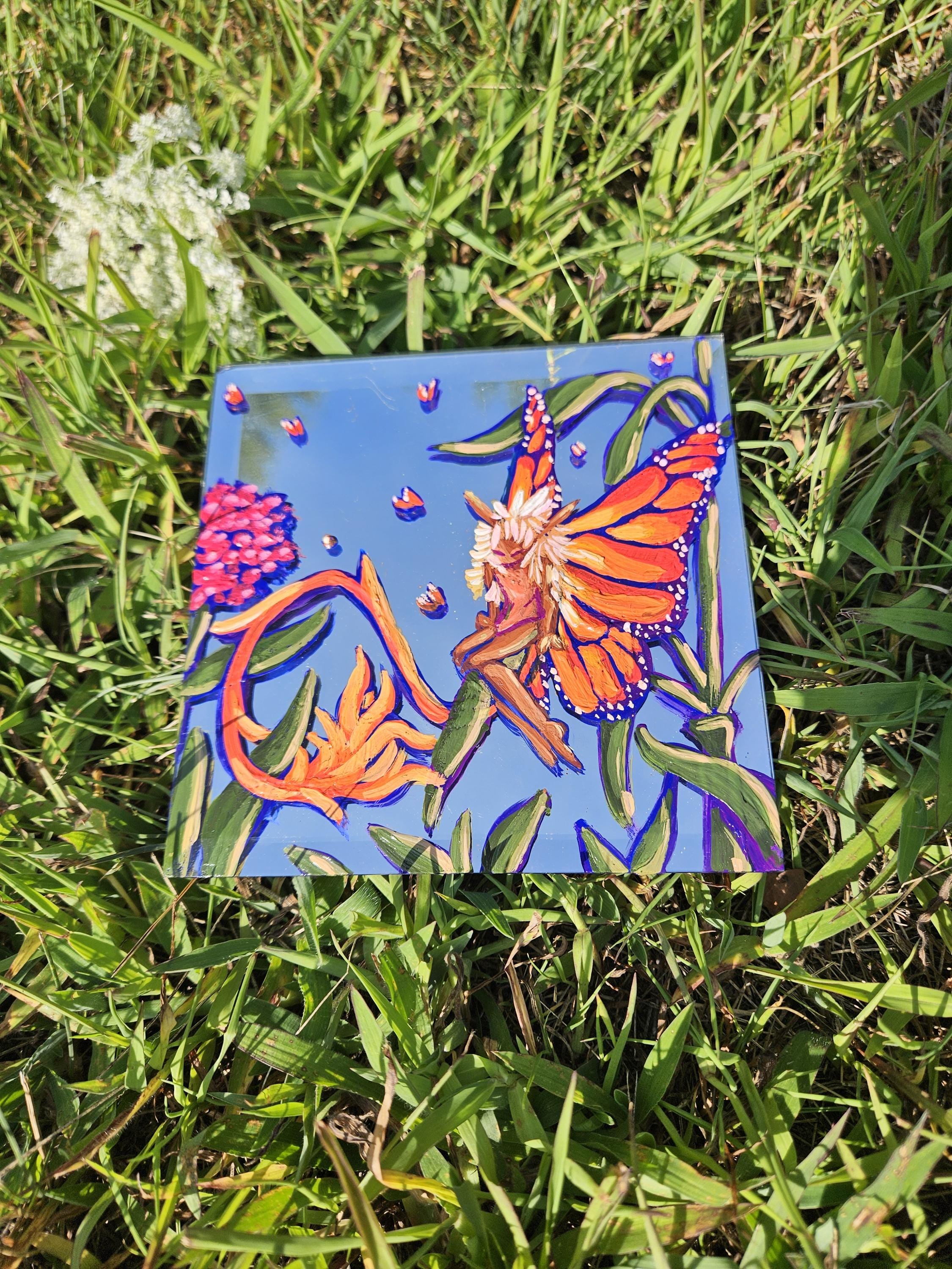 Mirror Paintings: Butterfly Pixies