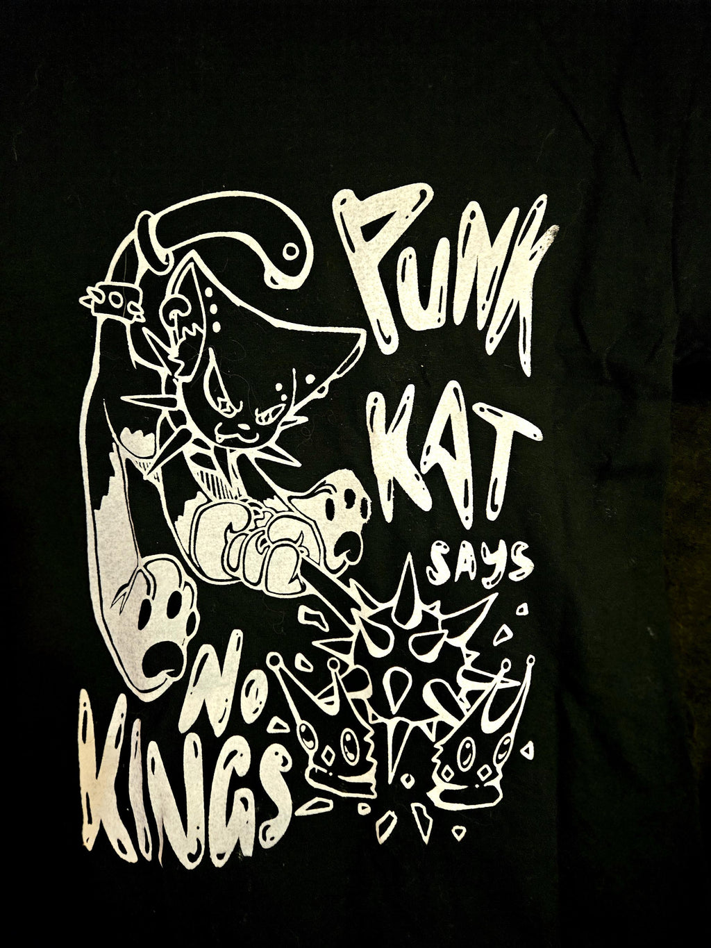 Punk Kat T-Shirt NO Kings