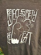 Punk Kat T-Shirt Reject Society Be Cat