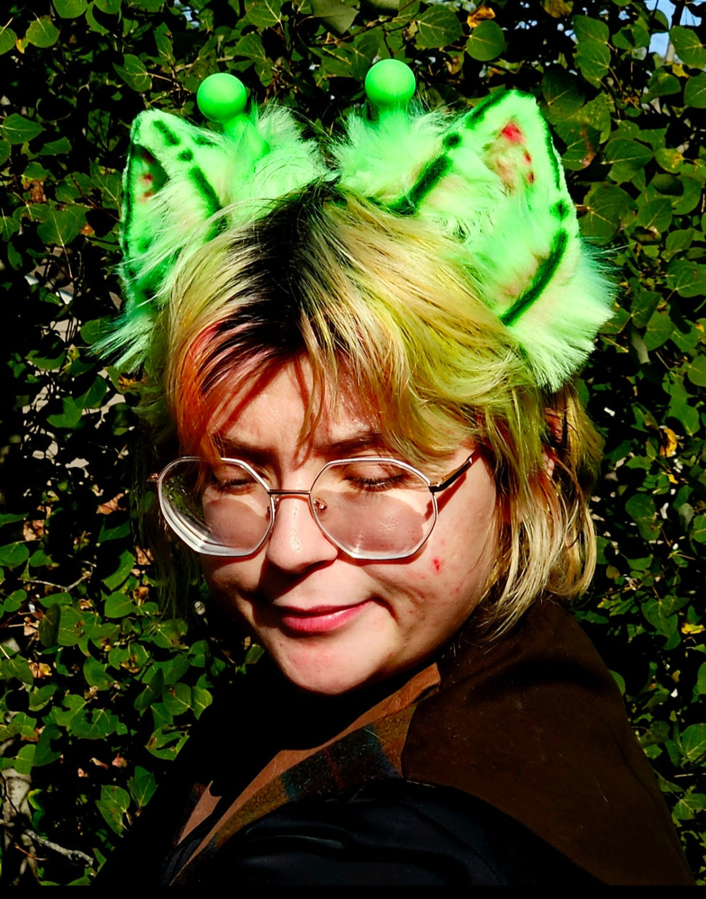 Alien Cat Kemonomini Set (Ears & Tail)