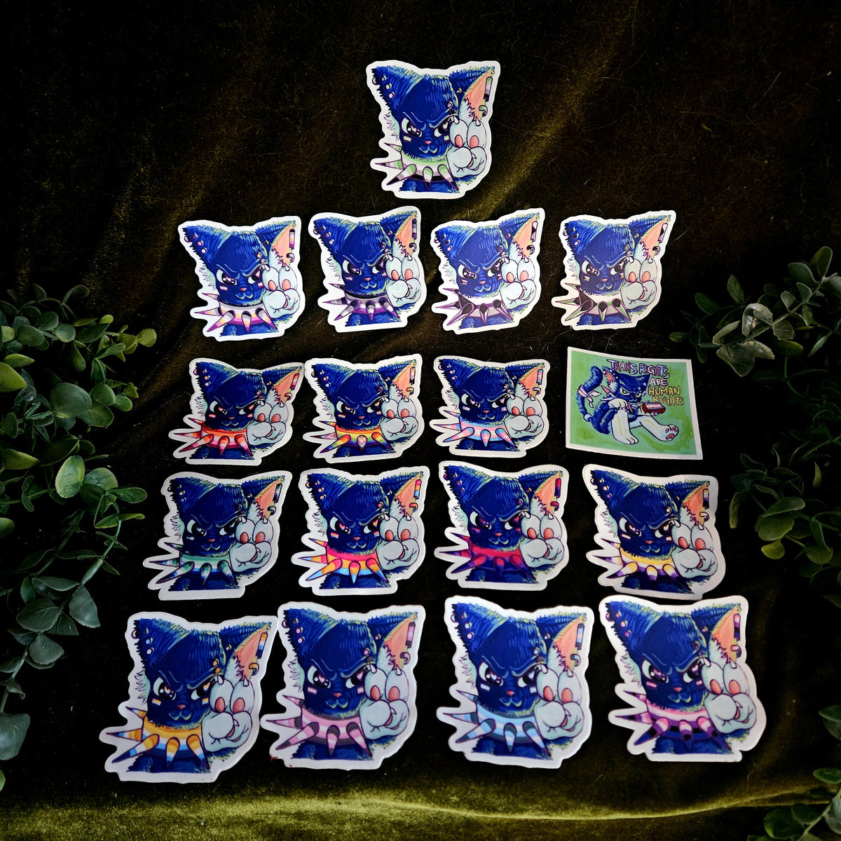 PUNK KAT Pride Stickers