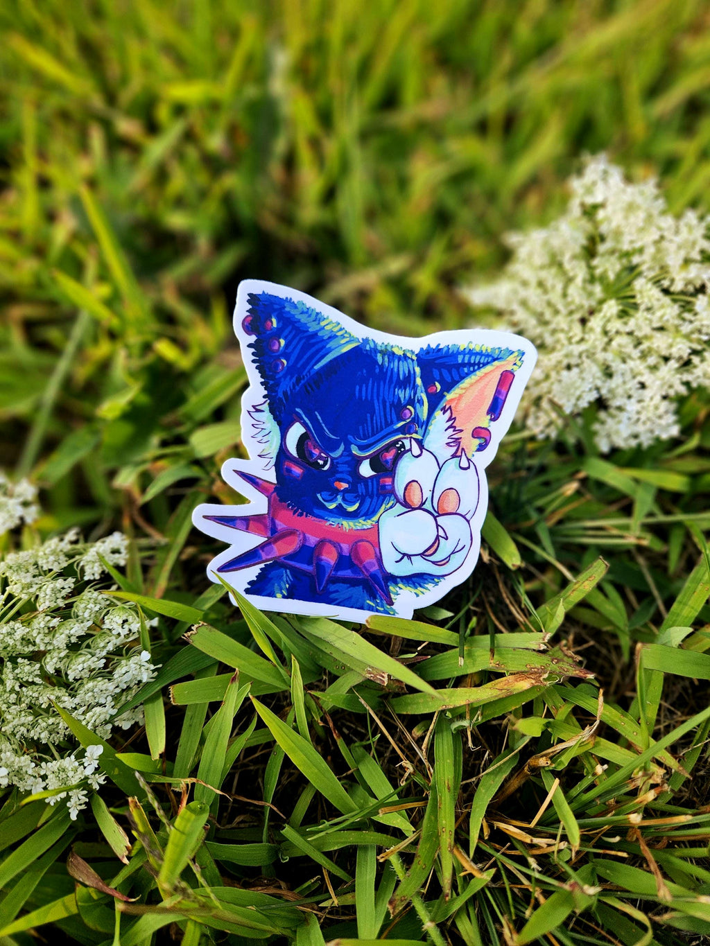 Punk Kat Pride Stickers