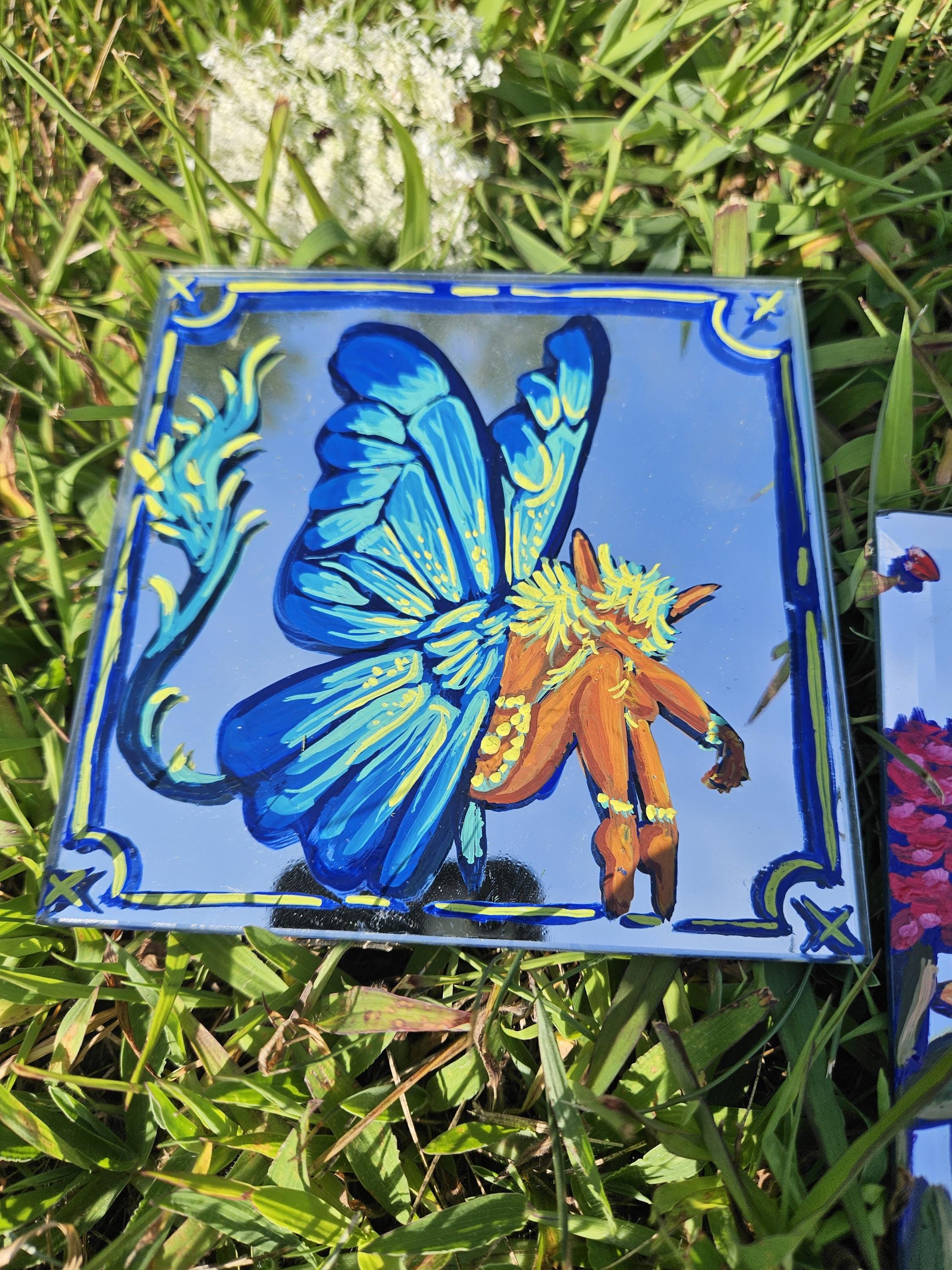 Mirror Paintings: Butterfly Pixies