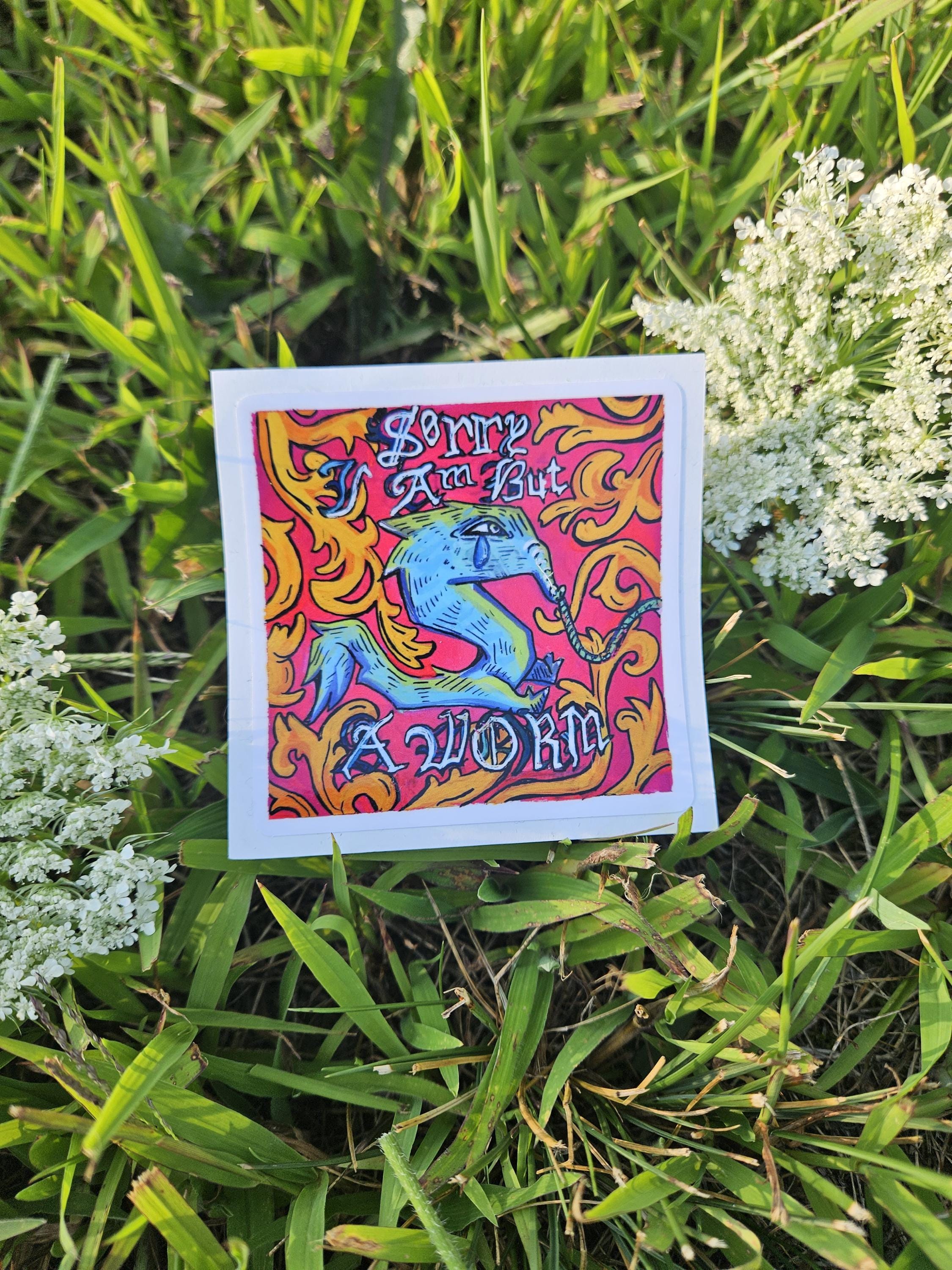 Panic Worm Stickers