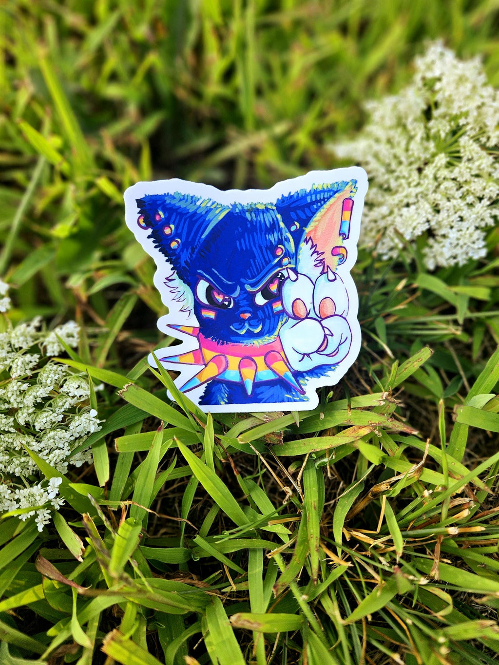 Punk Kat Pride Stickers