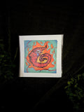 Panic Worm on Fire Print