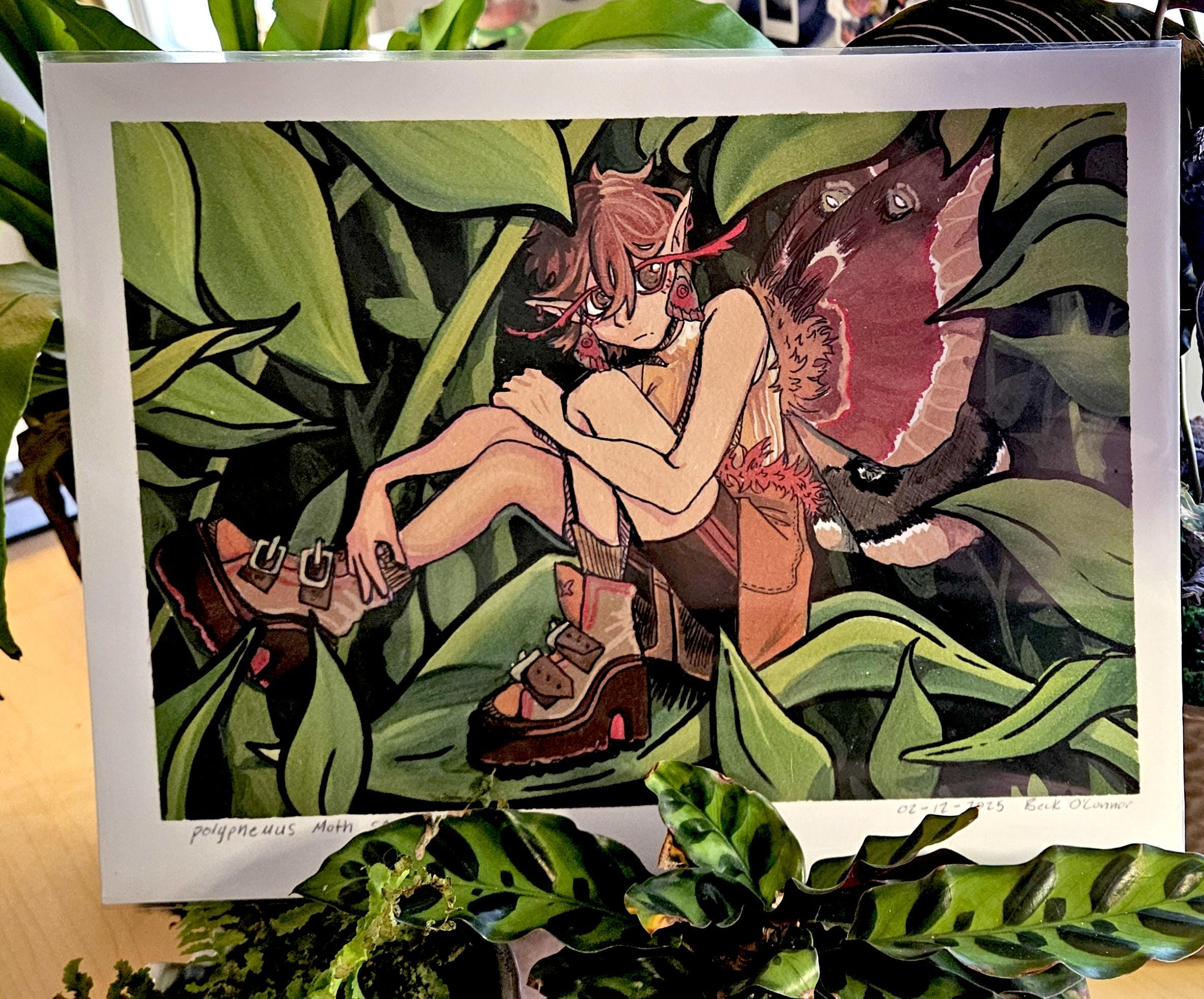 Moth Fae Specimen Print No. 1