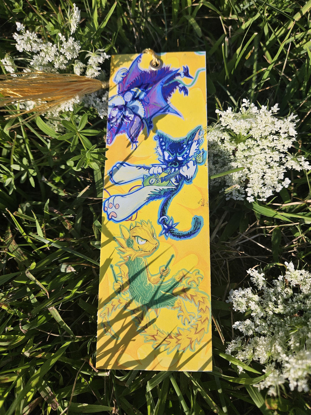 Punk Kat Bookmark Critters Club