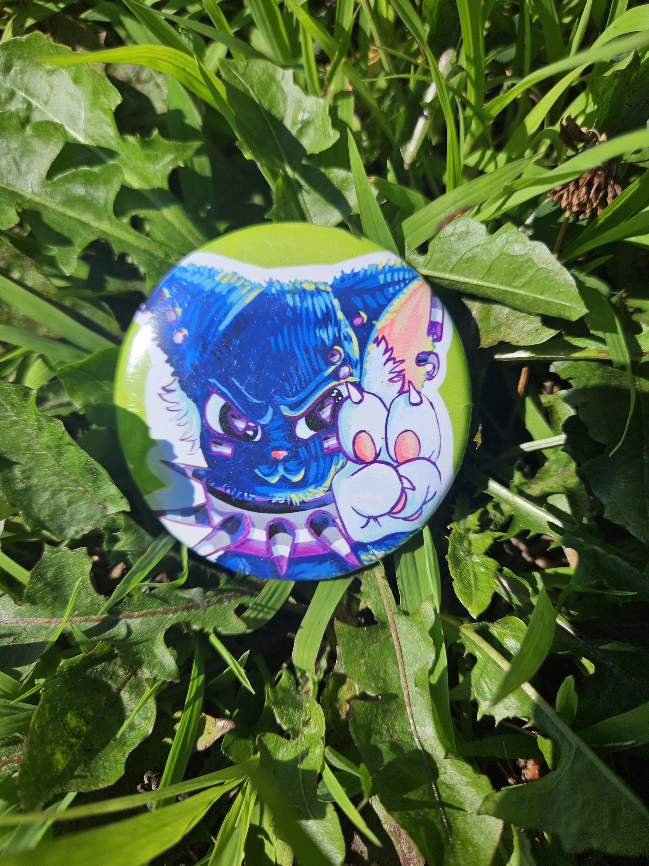 Punk Kat Pride Buttons