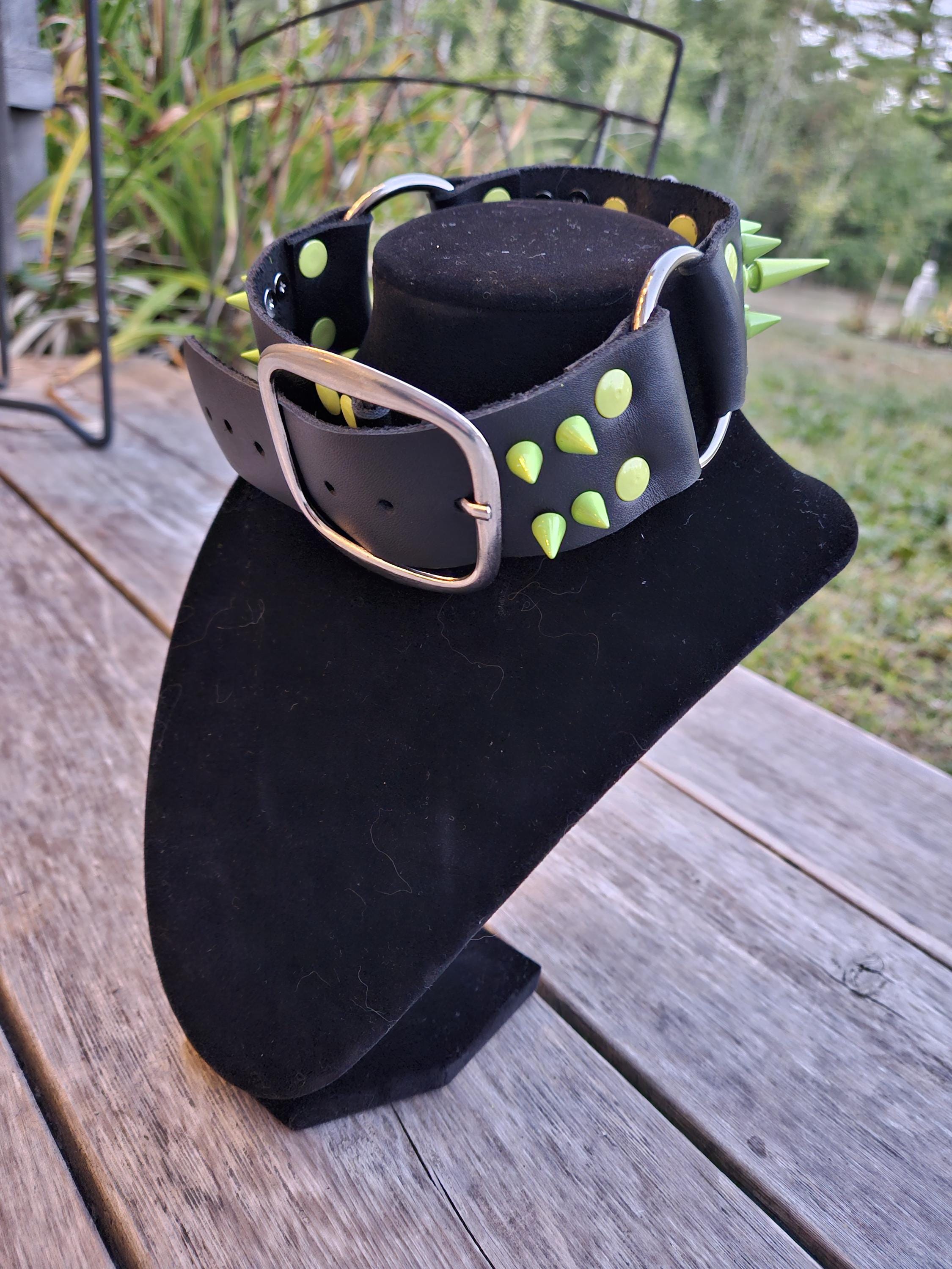 Alien Cat Genuine Leather Choker