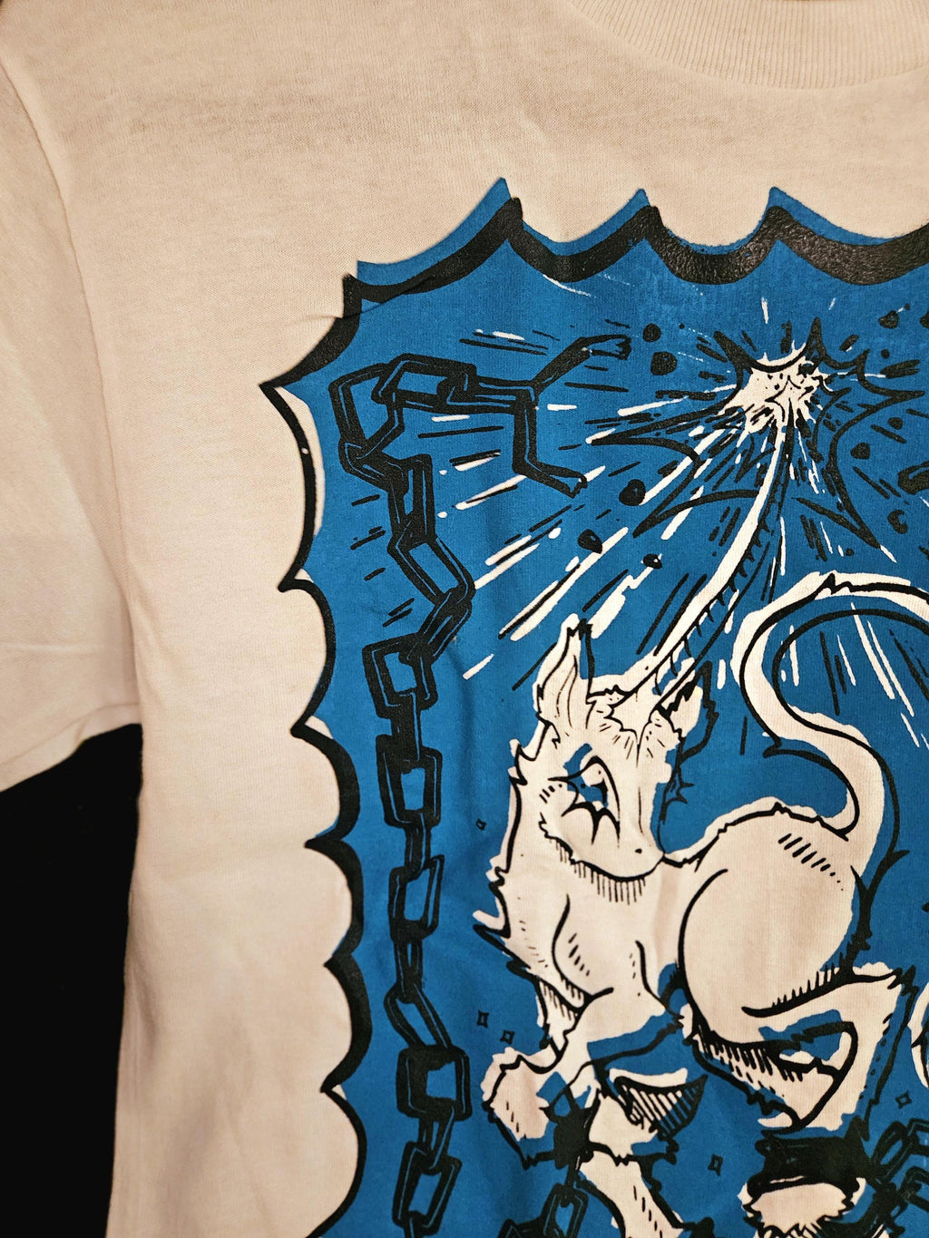 Chained Unicorn Screen Printed Shirt