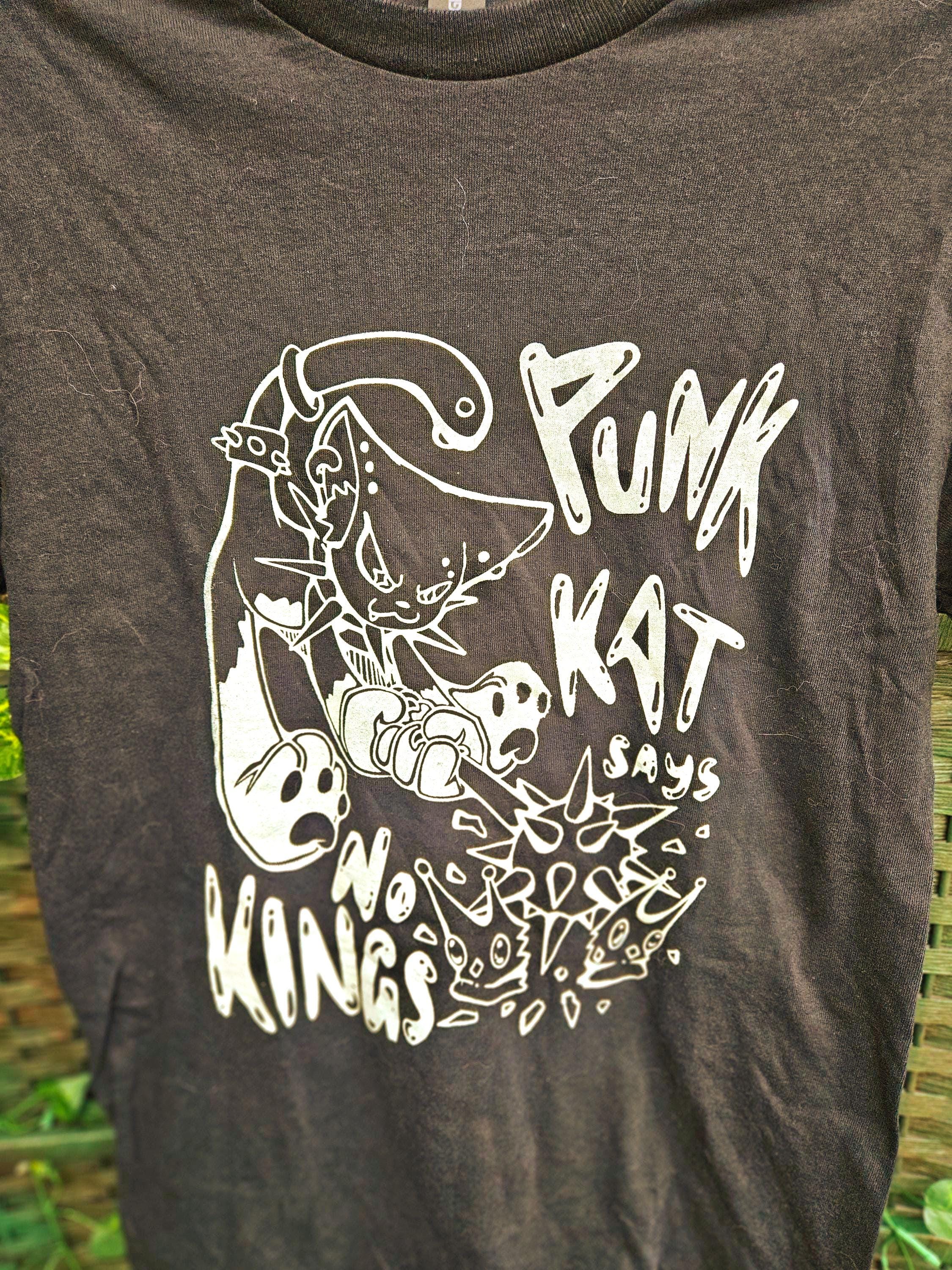 Punk Kat T-Shirt NO Kings