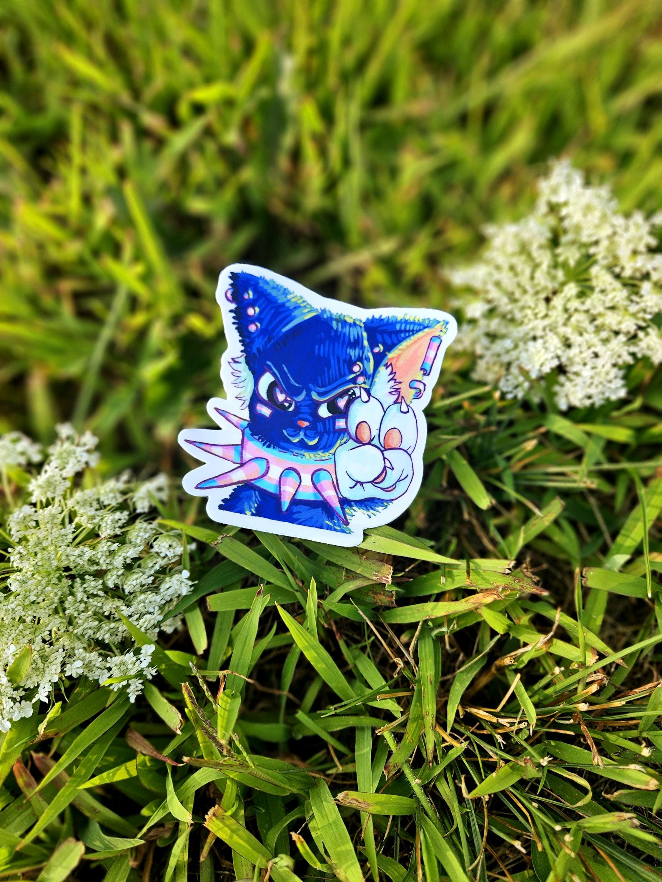 Punk Kat Pride Stickers