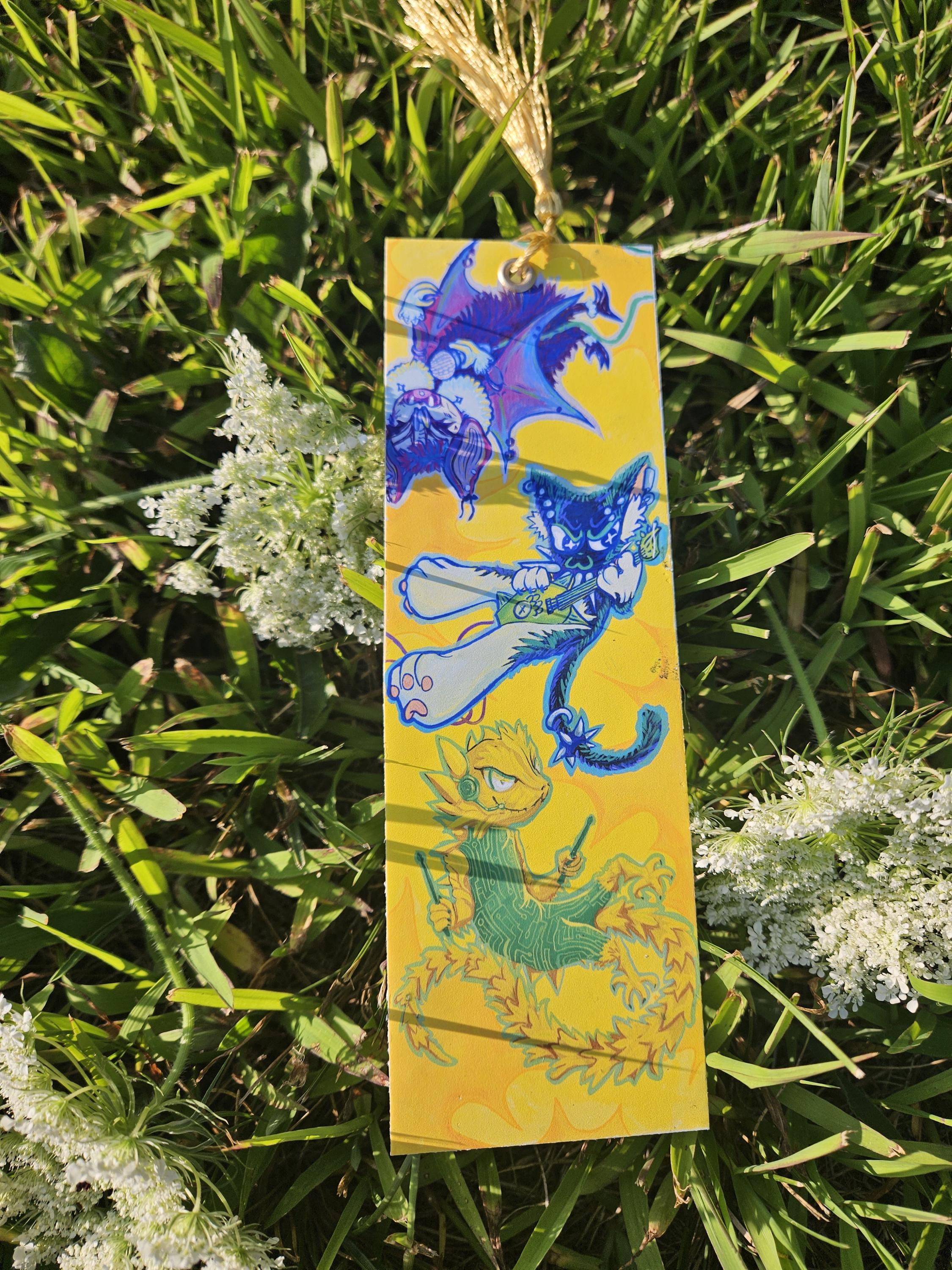 Punk Kat Bookmark Critters Club