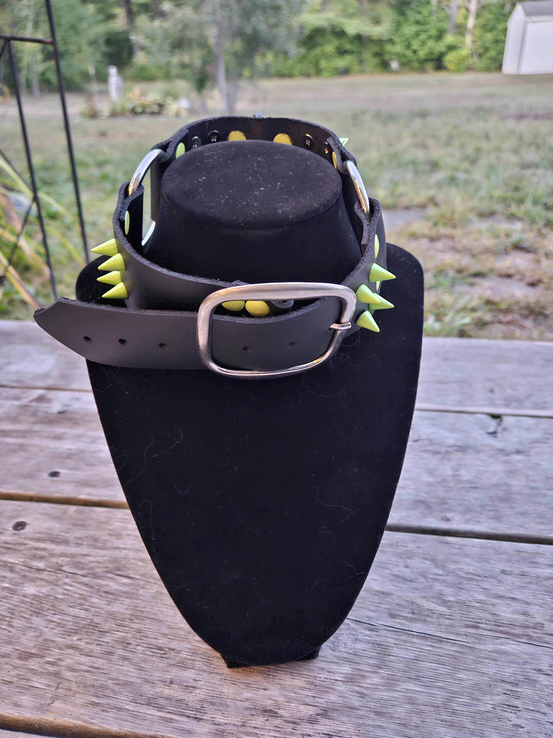 Alien Cat Genuine Leather Choker