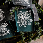 Recycled Pants Screen Printed Pocket Patches