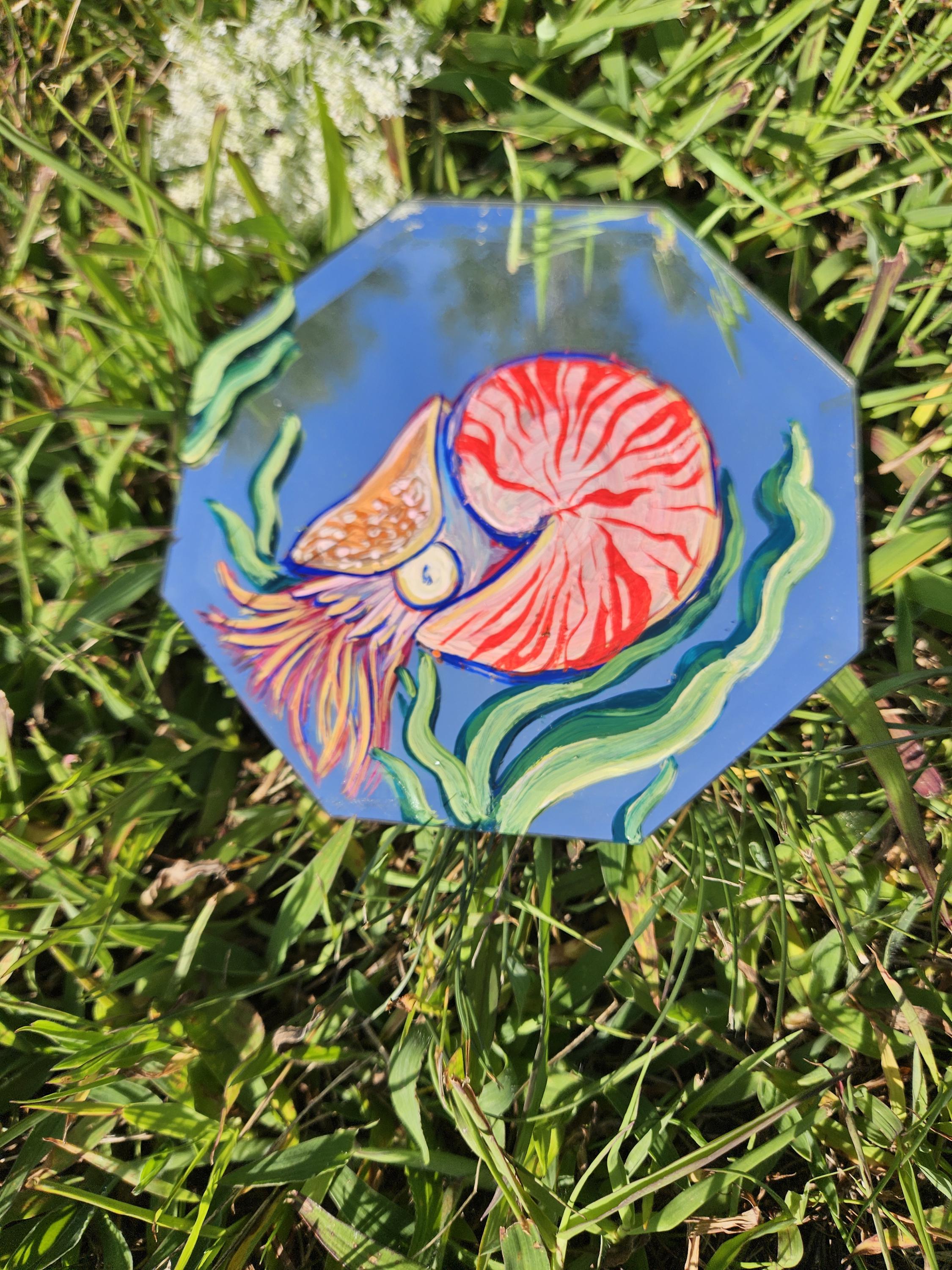 Mirror Painting: Nautilus