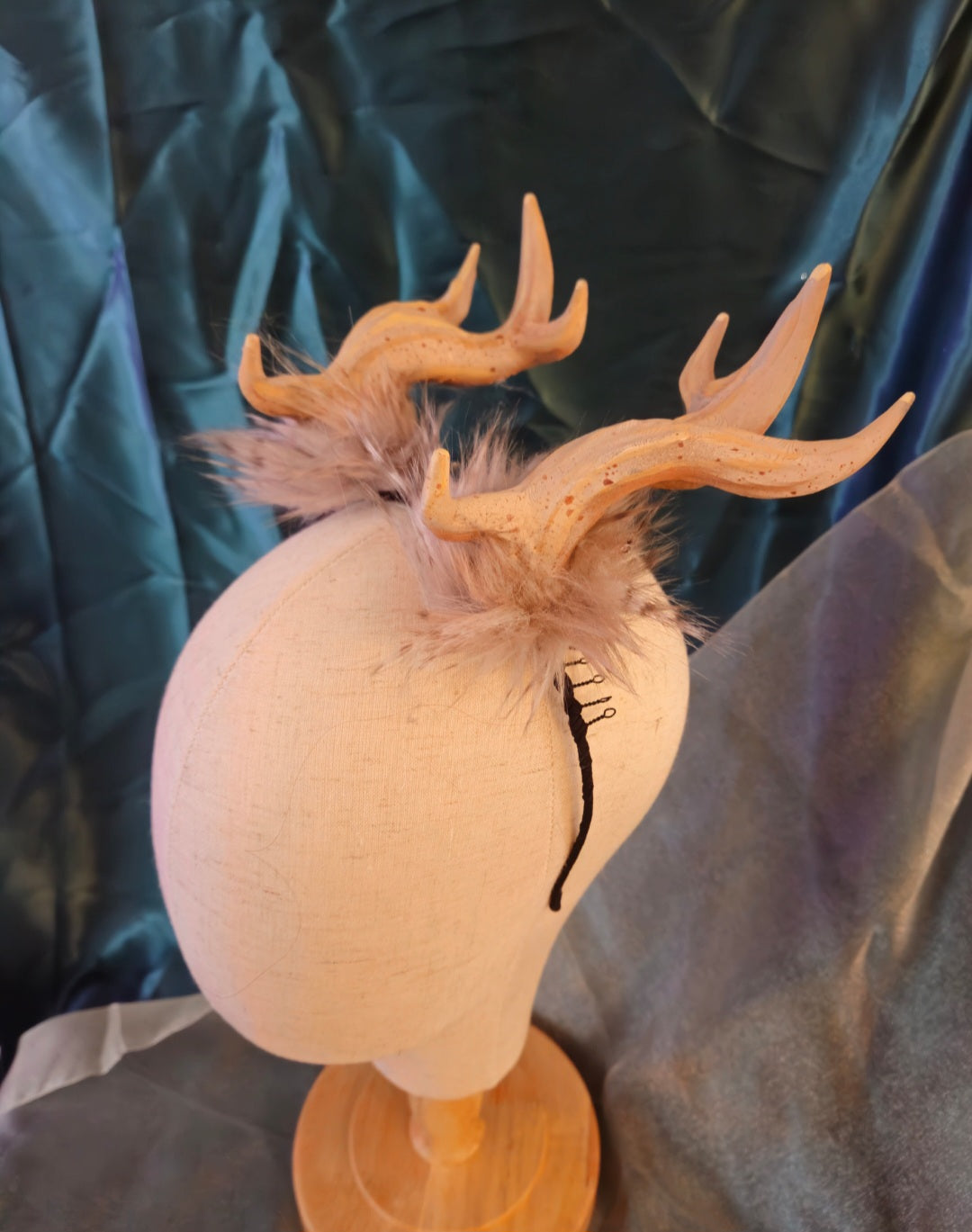 Natural Deer Fantasy Horn Headband