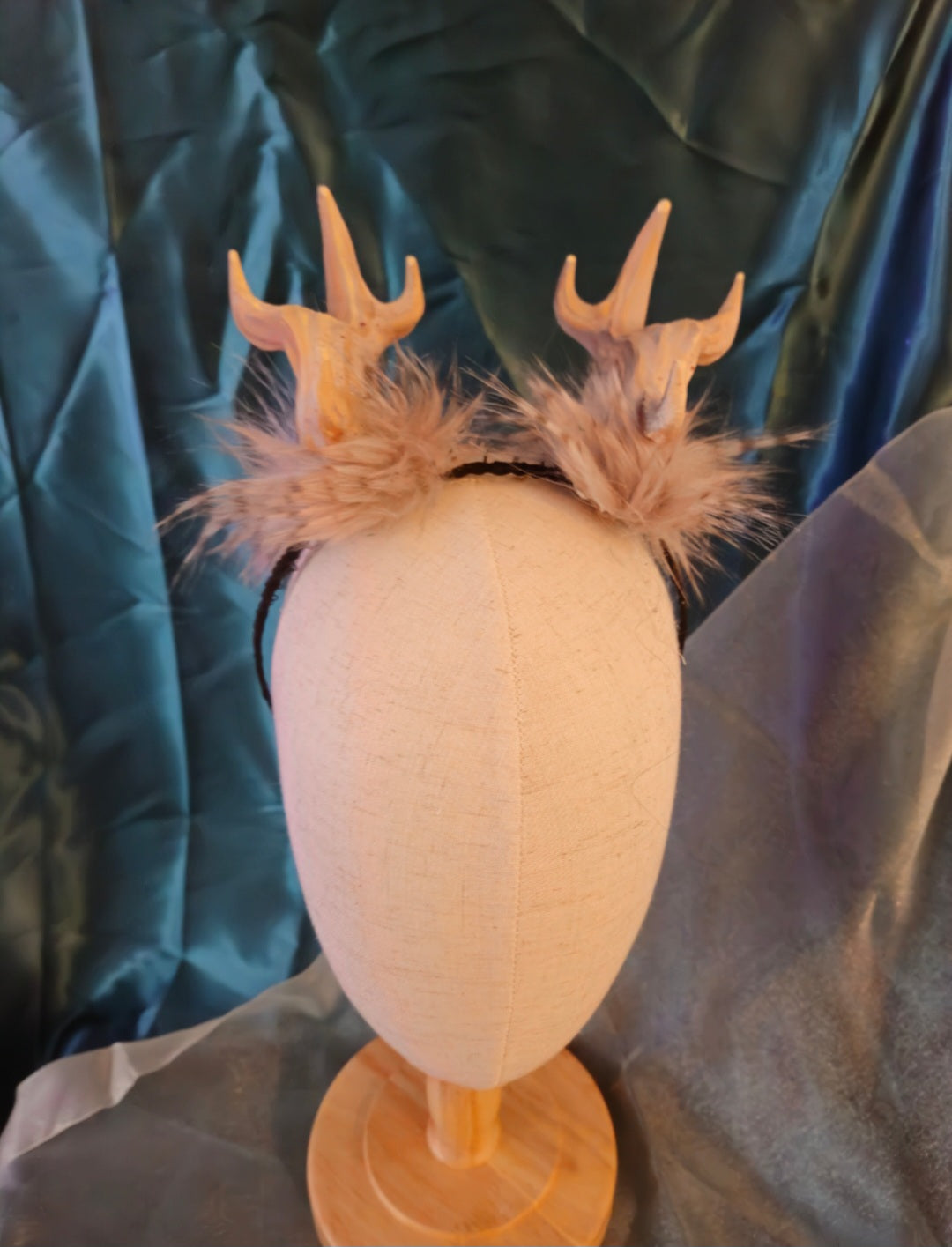 Natural Deer Fantasy Horn Headband